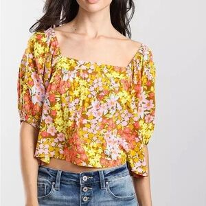Billabong Floral Blouse